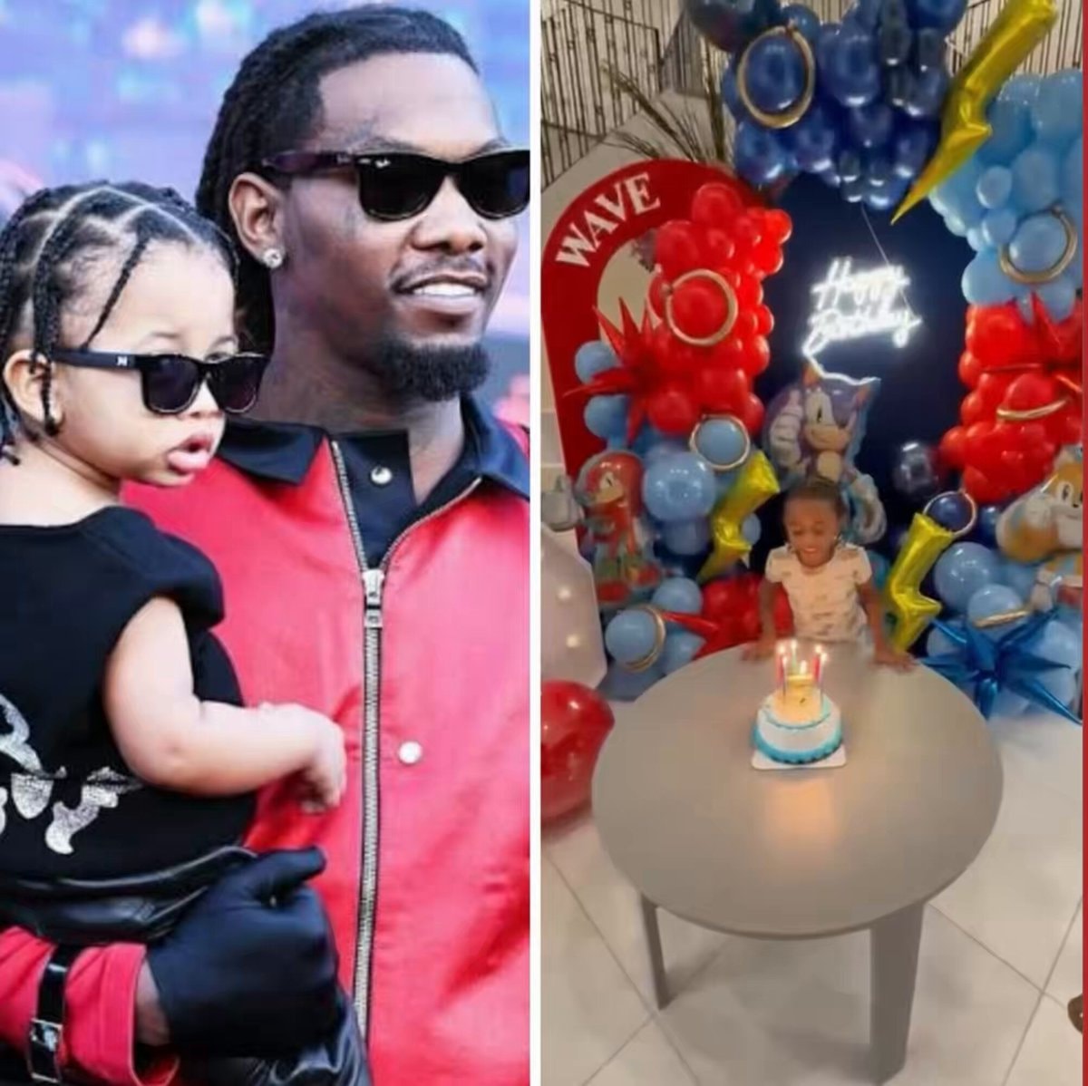 Cardi B reacts to Wave's birthday wish