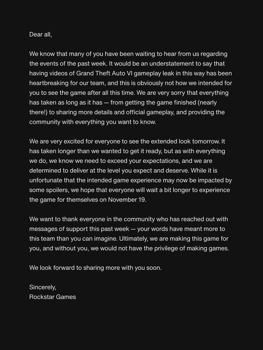 GTA 6 leaks confirmed (photo 2 of 2)