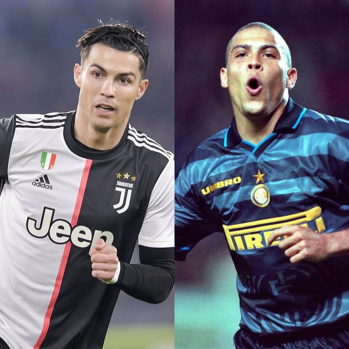Cristiano Ronaldo vs Ronaldo Nazario Serie A stats