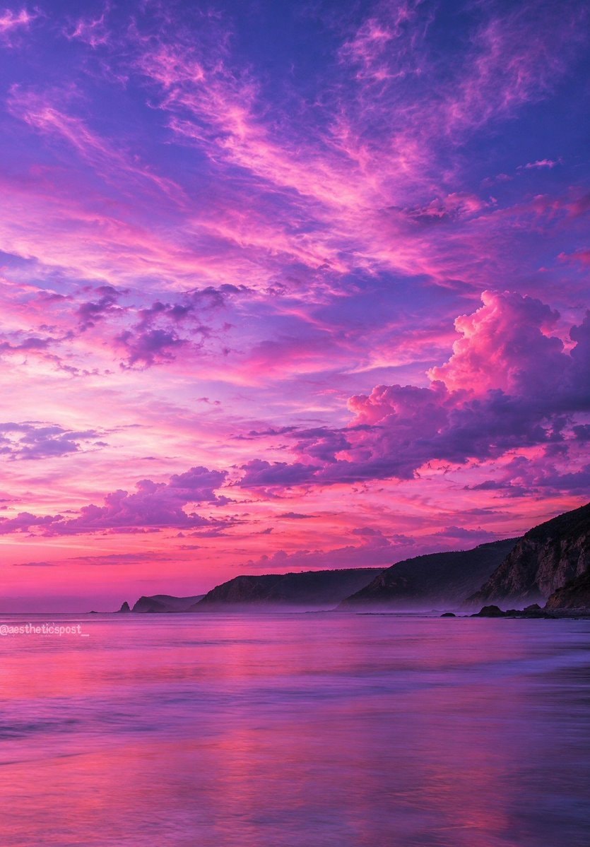 purple sky