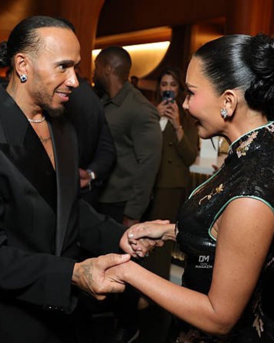 Kim Kardashian and Lewis Hamilton