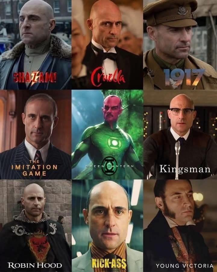 Mark Strong movies collage