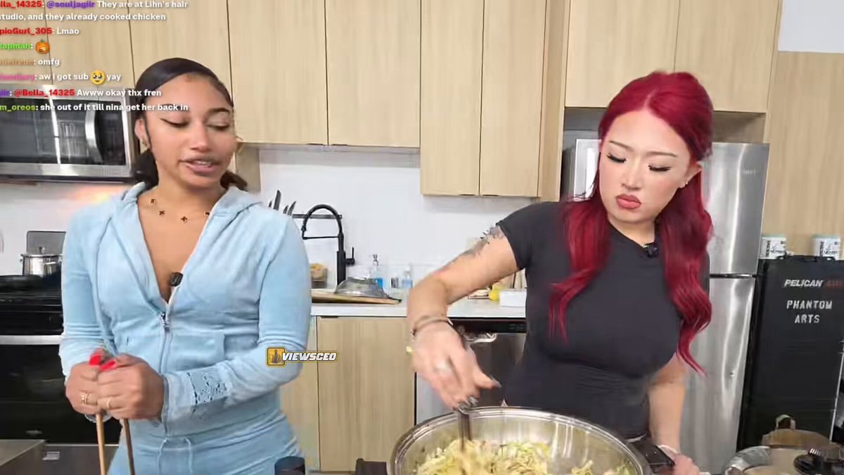 Nina Lin asks Luh Liv on livestream
