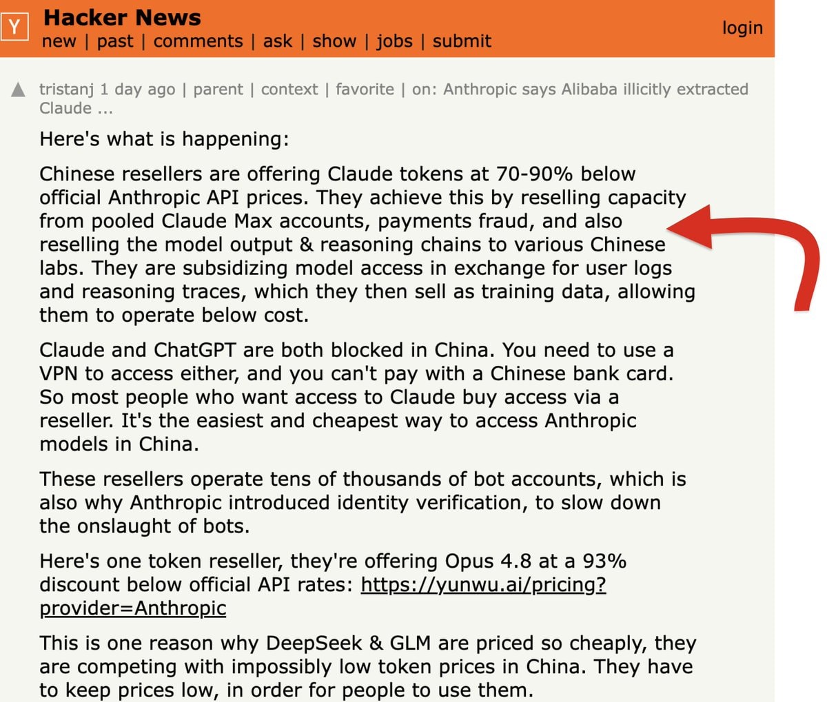 Hacker News Claude tokens discount