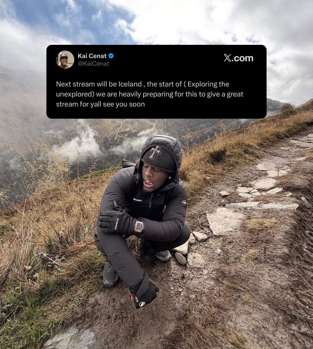 Kai Cenat Iceland stream