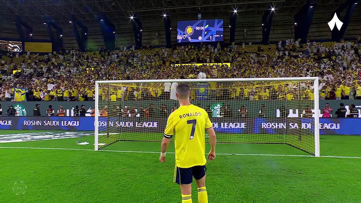 Ronaldo Al Nassr celebration