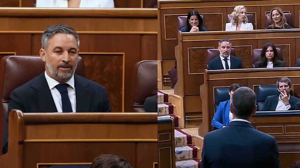 Abascal calls Sánchez traitor in Congress Abascal calls Sánchez traitor in Congress