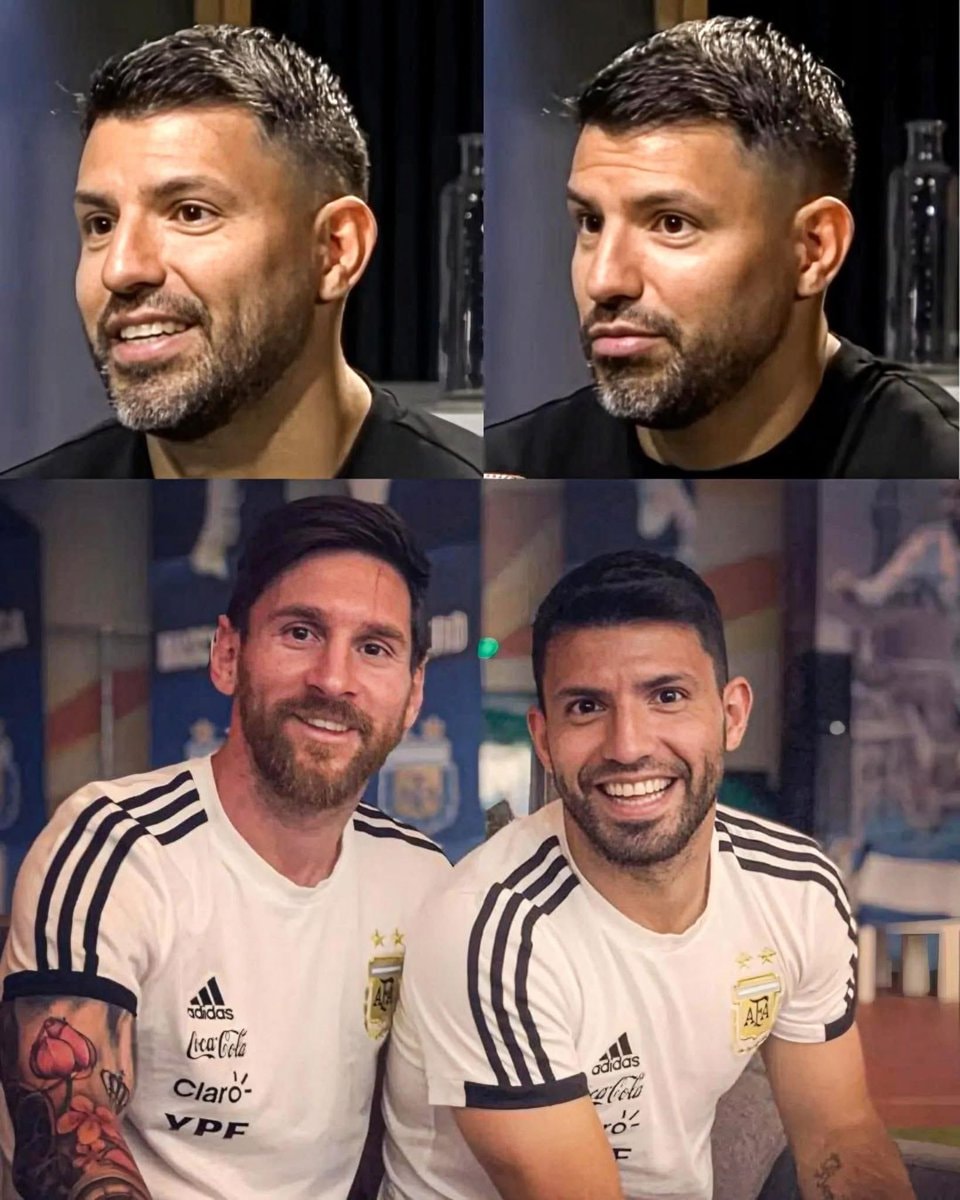Sergio Agüero and Lionel Messi Argentina