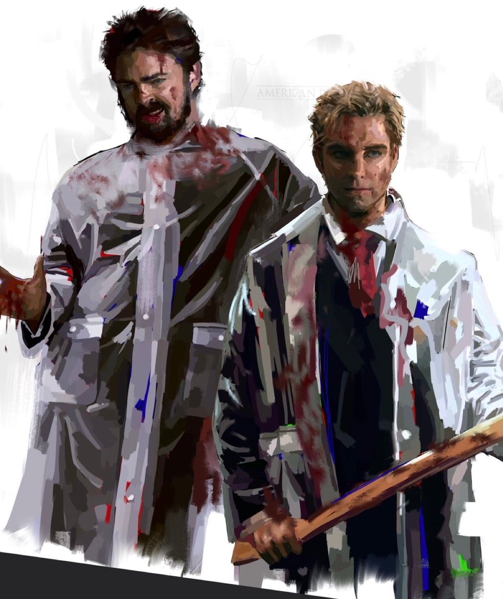 The Boys Butcher Homelander American Psycho art