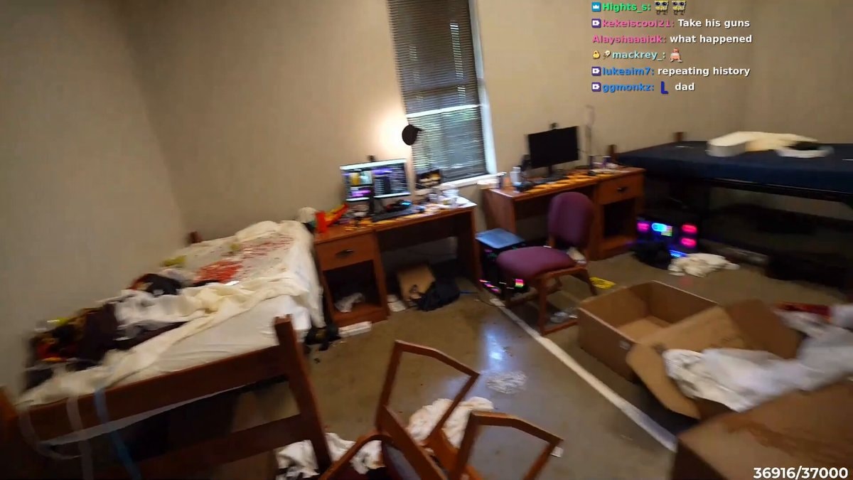 StableRonaldo leaves dorm after dorm trashed
