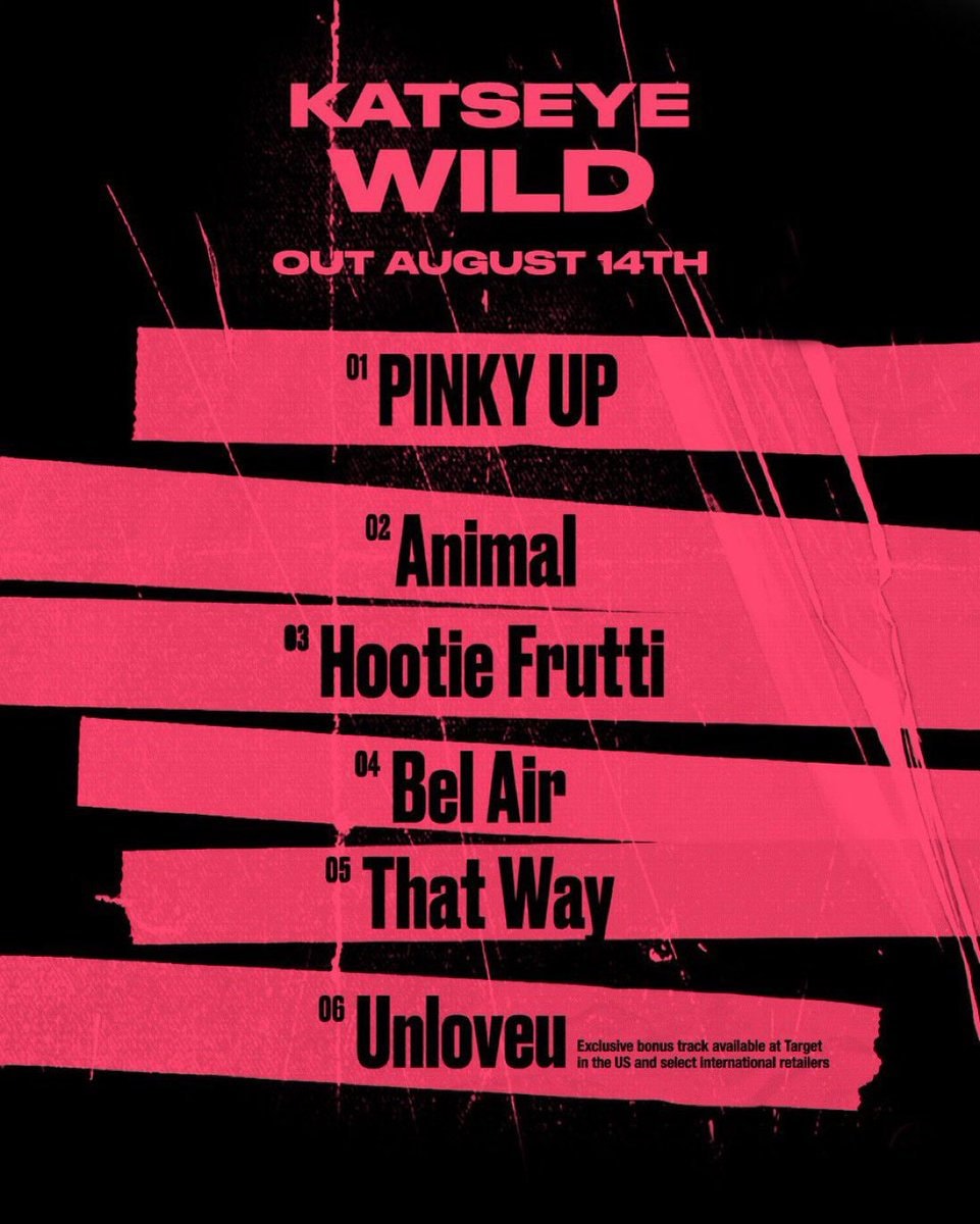 KATSEYE WILD EP tracklist (photo 2 of 2)