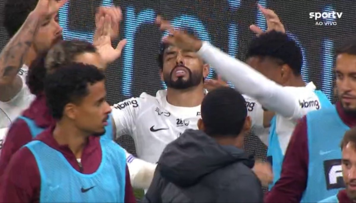 Corinthians Mathias Bidu Goal Celebration