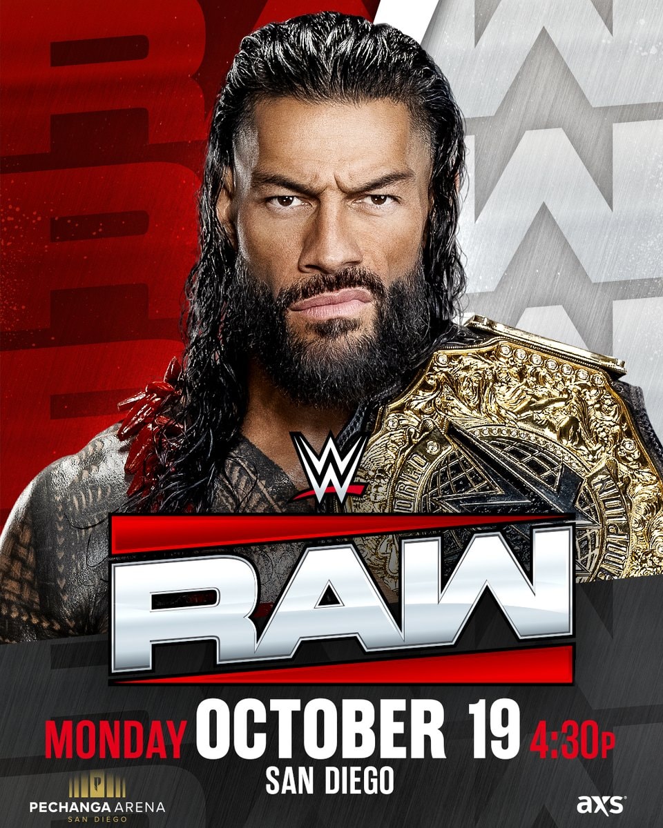 Roman Reigns Raw San Diego