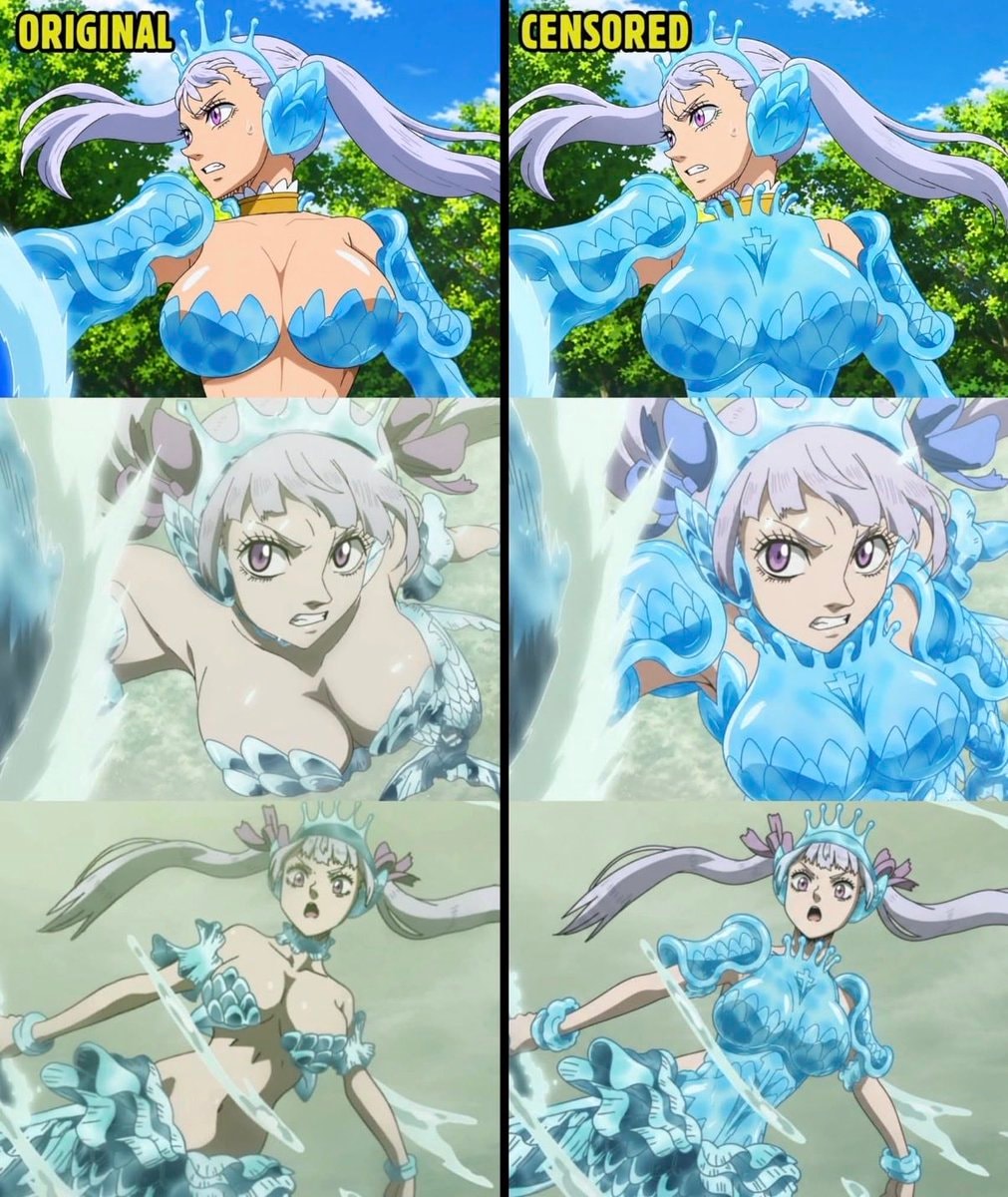 Noelle Silva original vs censored