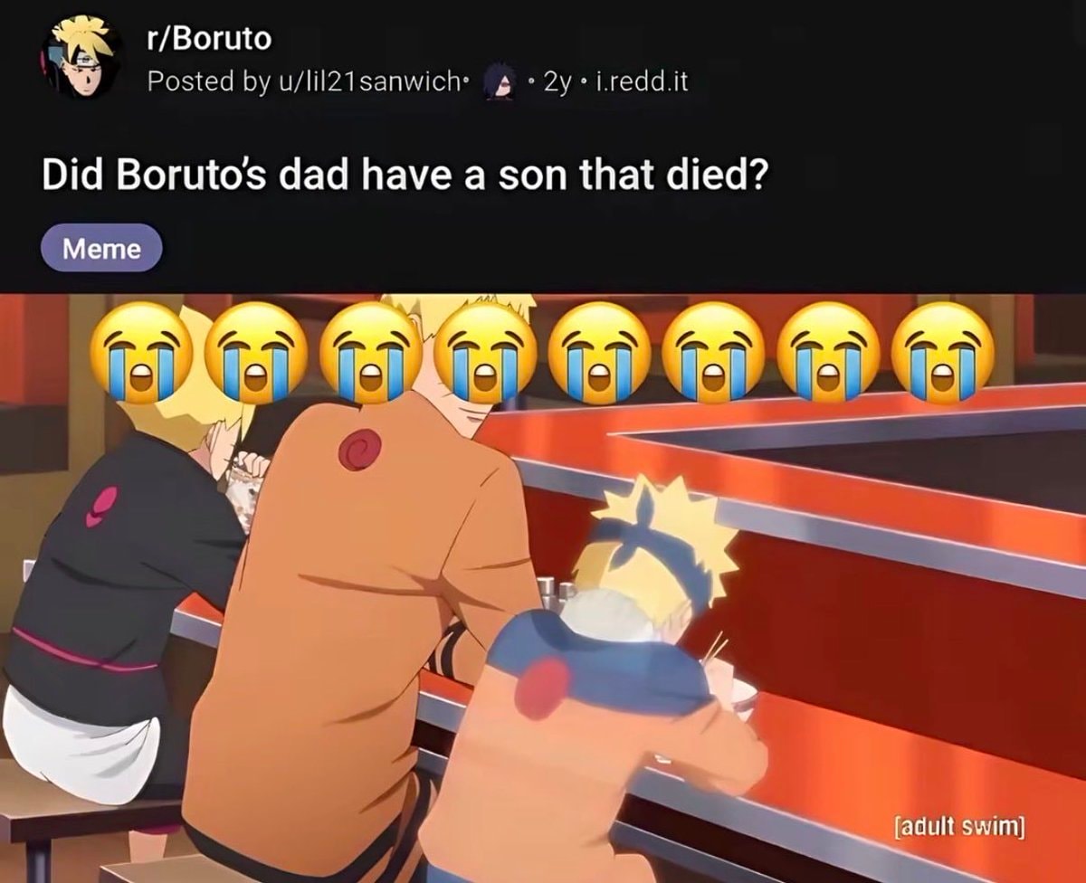 Boruto characters at counter