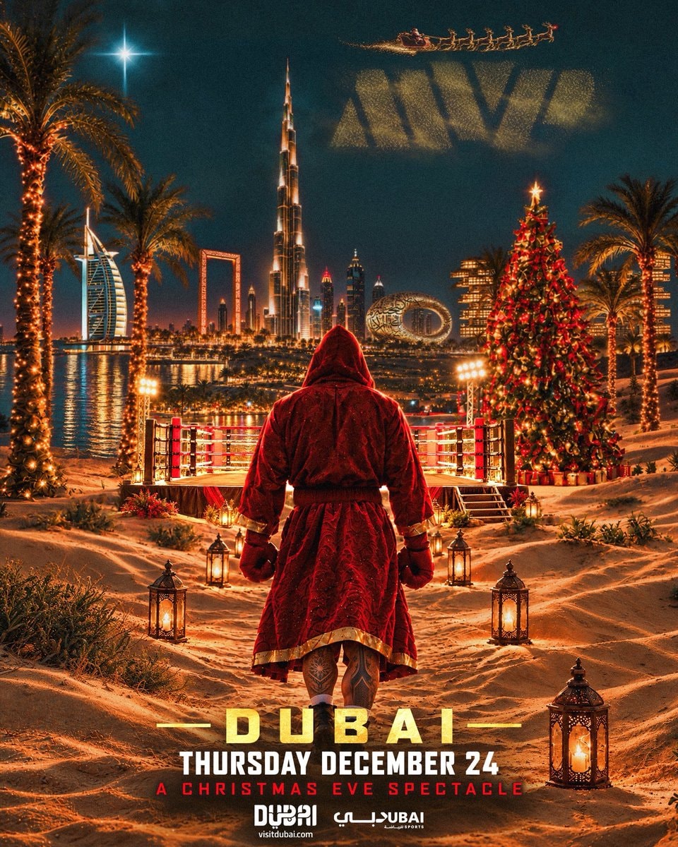 Jake Paul Boxing Christmas Eve Dubai
