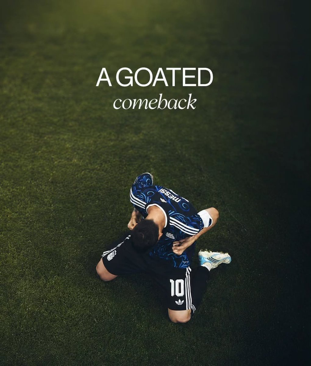 Lionel Messi emotional moment GOATED comeback