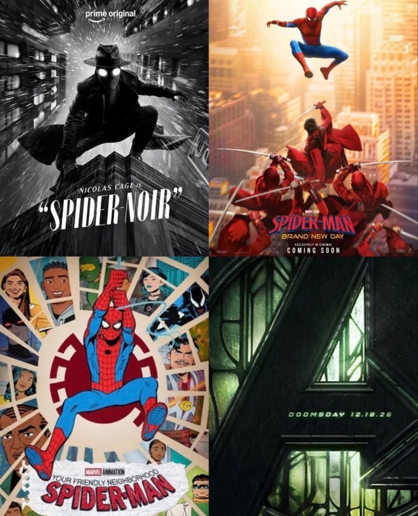 Four Spider-Man projects 2025 🕷️