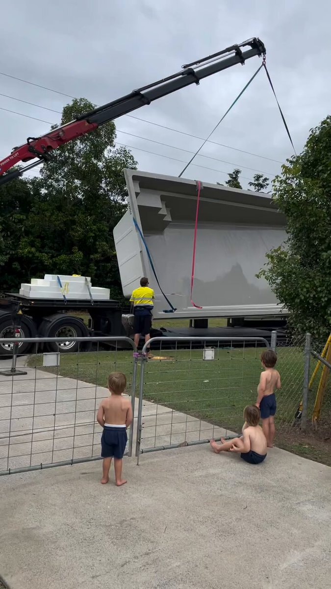 pool delivery kids watch