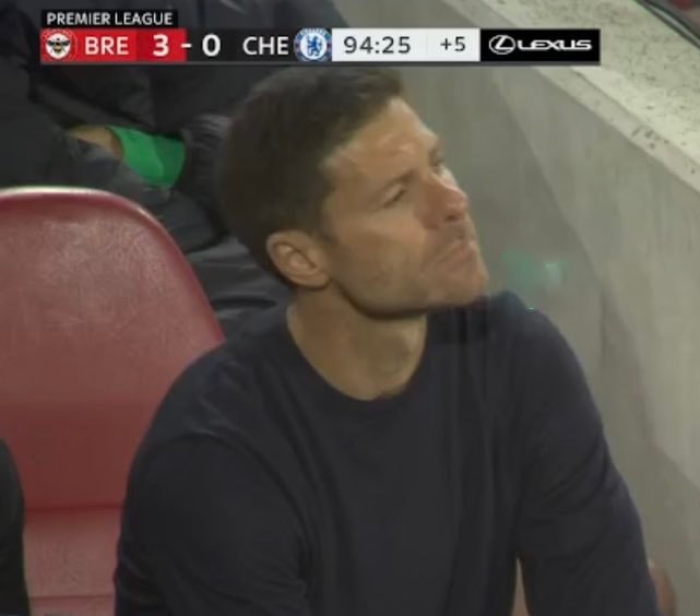 man on bench reaction