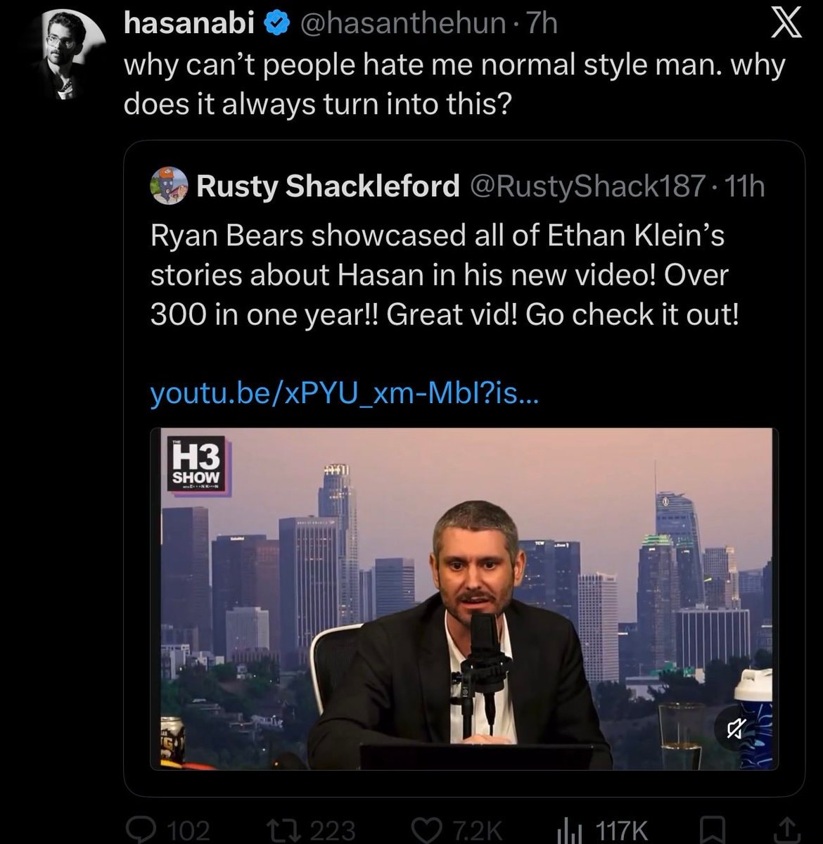 Hasan calls out Ethan Klein