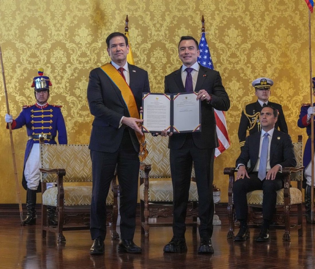Marco Rubio Grand Cross Ecuador