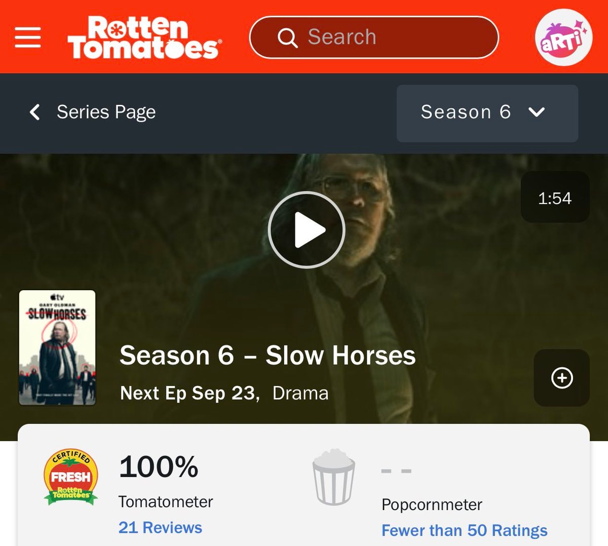 Slow Horses Season 6 Rotten Tomatoes