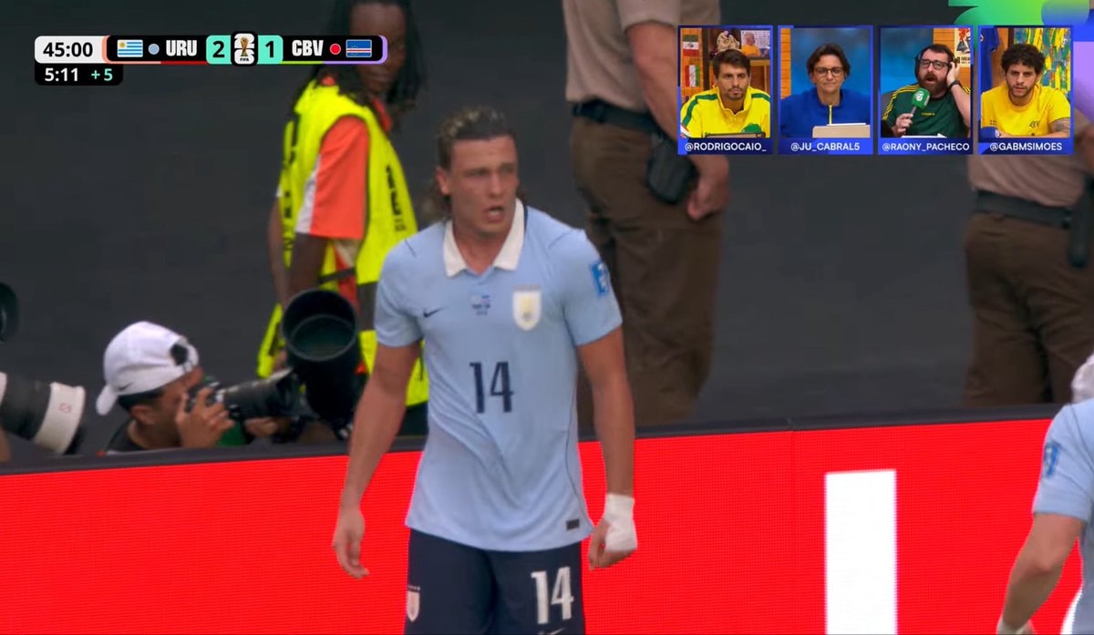 Uruguay 2-1 Cabo Verde Canobbio goal