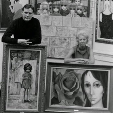 Margaret Keane courtroom painting (photo 2 of 2)