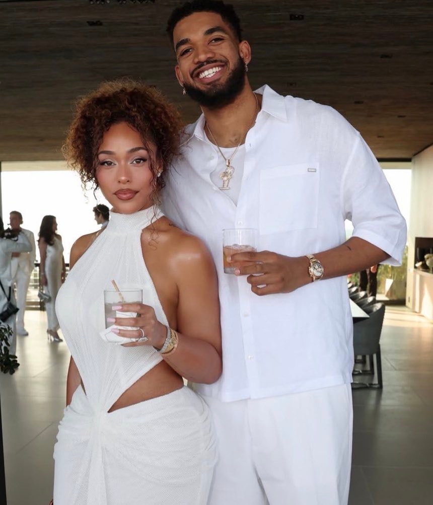 Olandria and Nic at Jordyn Woods wedding (photo 2 of 2)