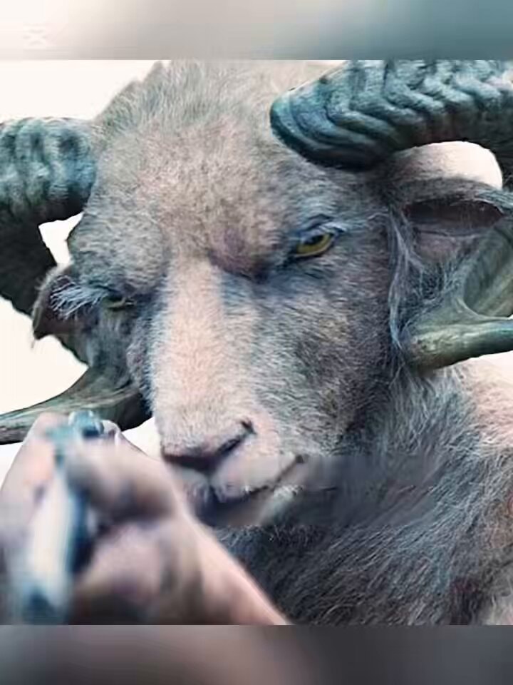 Ram with curled horns movie