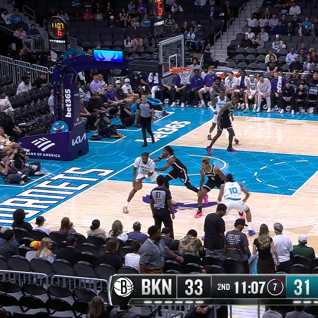 Naz Reid first bucket as a Hornet
