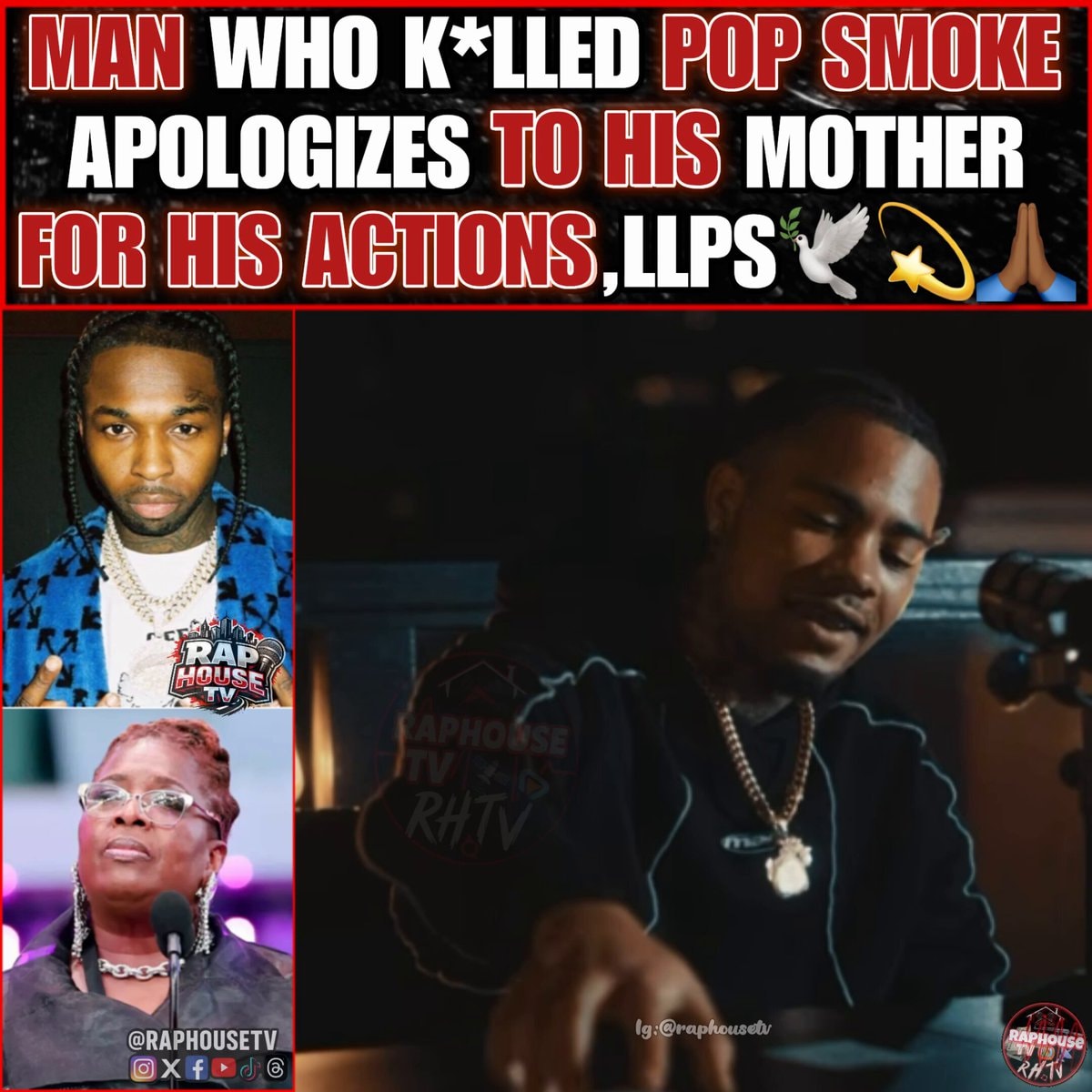 Pop Smoke killer apologizes to mother