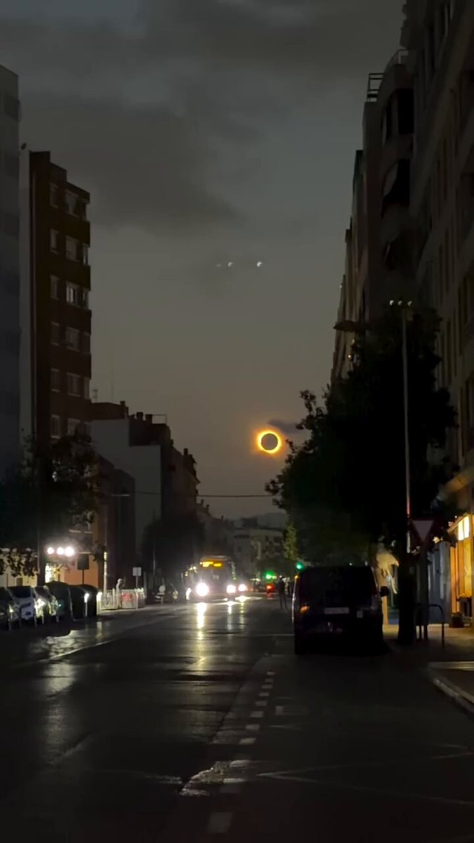 Valencia Spain eclipse view