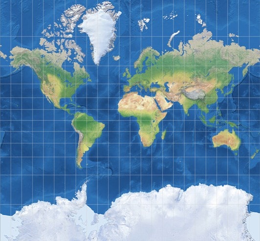 UN World Map vote result