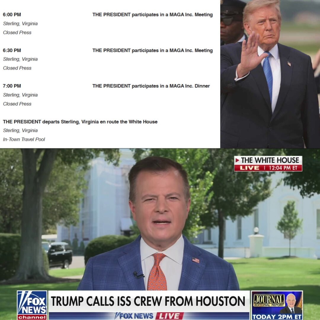 Trump MAGA Inc fundraising events