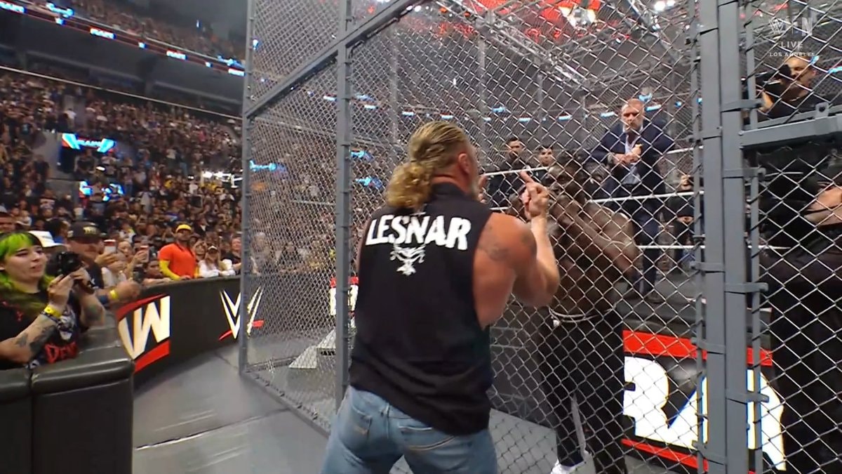 Oba Femi Brock Lesnar WWERAW (photo 2 of 2)