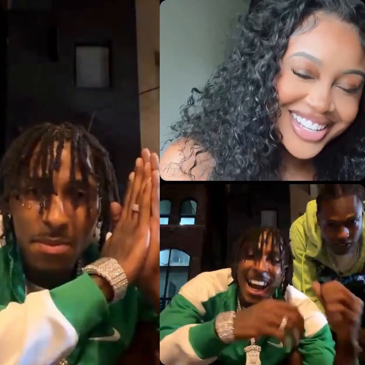 NBA YoungBoy co-parenting moment