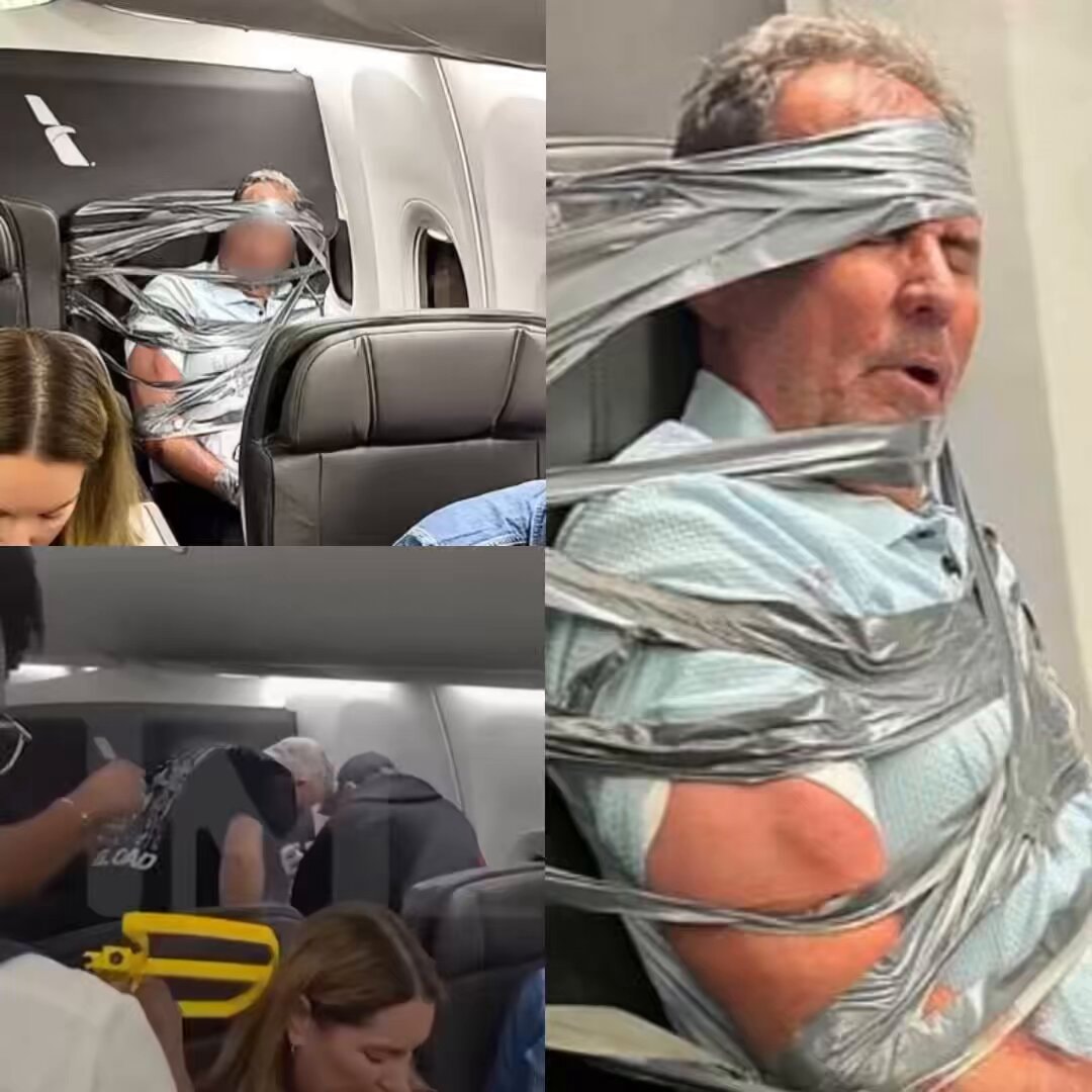 American Airlines passenger restraint