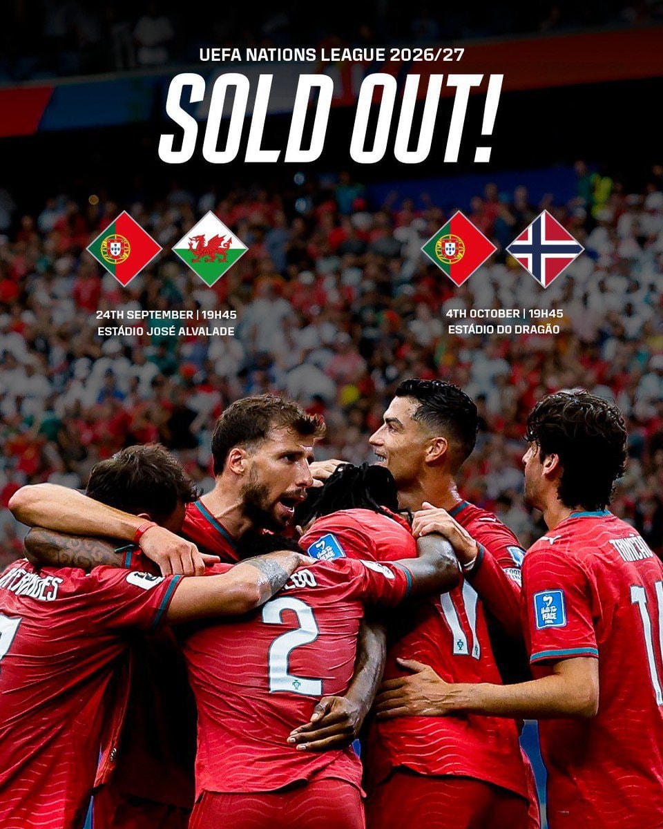 Portugal vs Wales Norway Sold Out Ronaldo