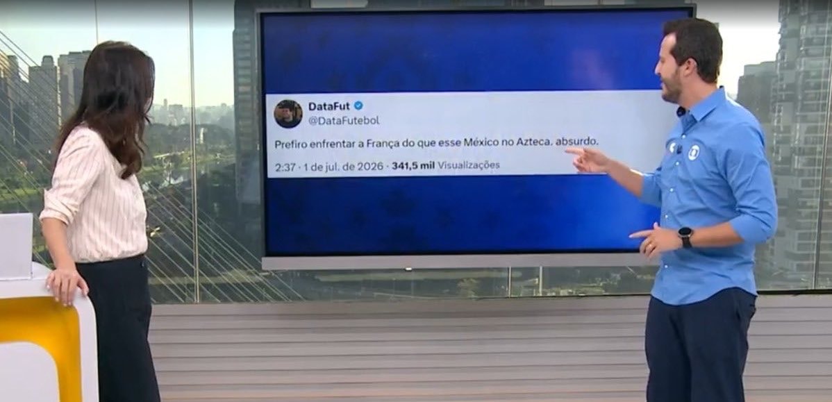 Bom Dia SP TV Globo DataFutbol tweet