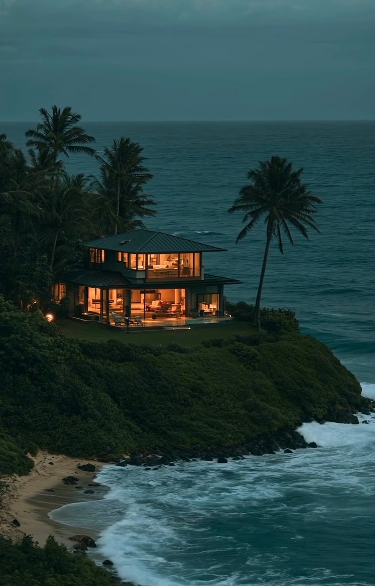 cliffside house ocean view