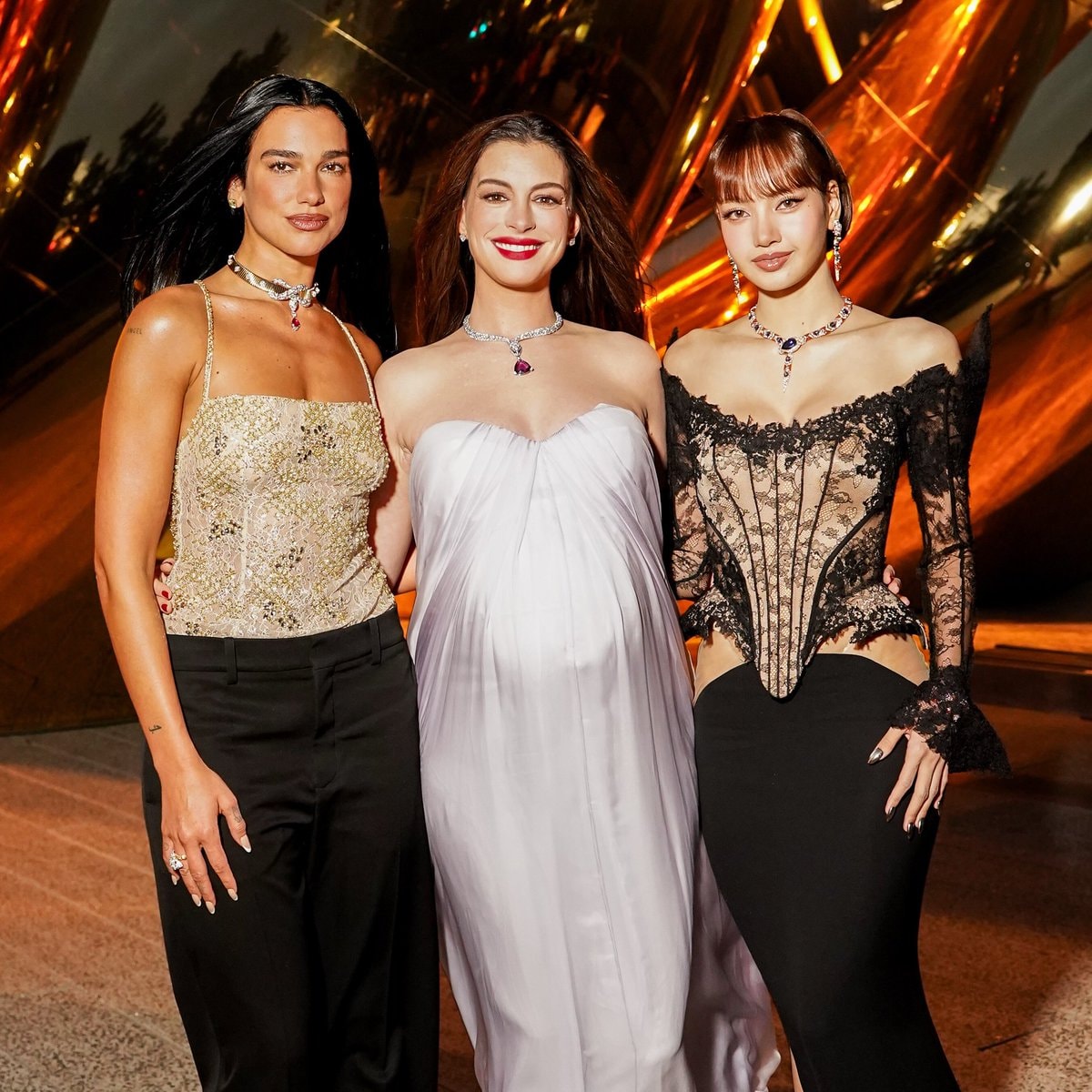 Dua Lipa Anne Hathaway LISA Bvlgari