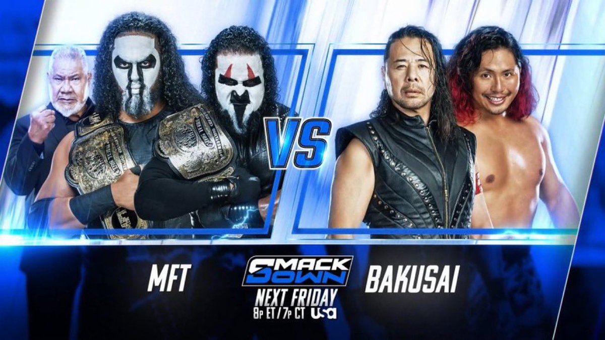 MFT vs Bakusai SmackDown match announced