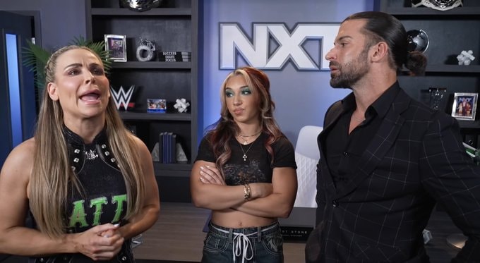Natalya interrupts Thea Hail Robert Stone