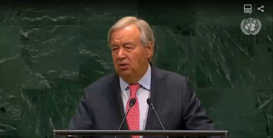 UN Secretary-General climate warning