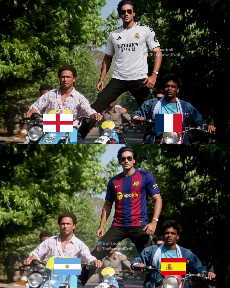 Football fans meme semi finals