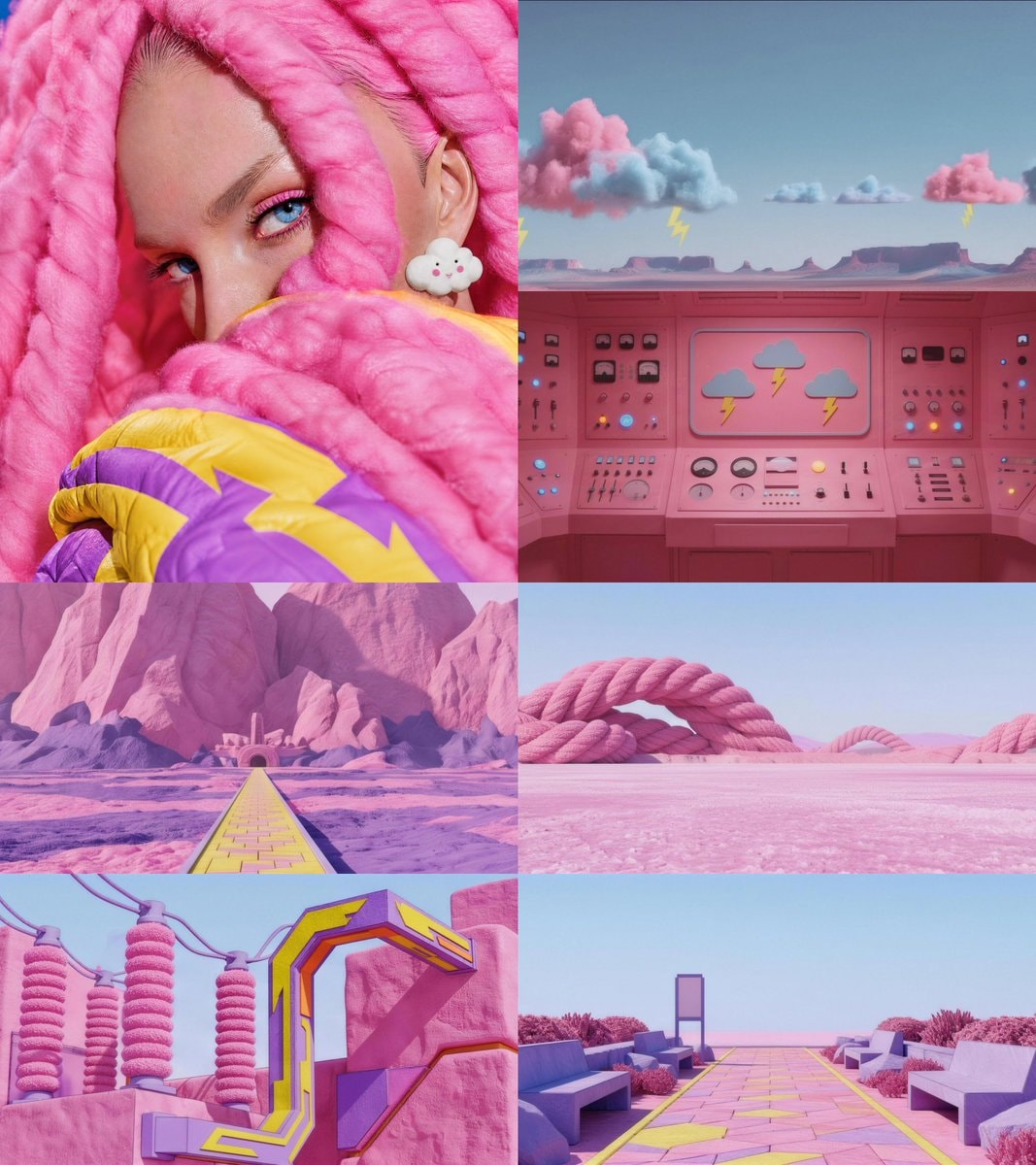 Building Worlds collage