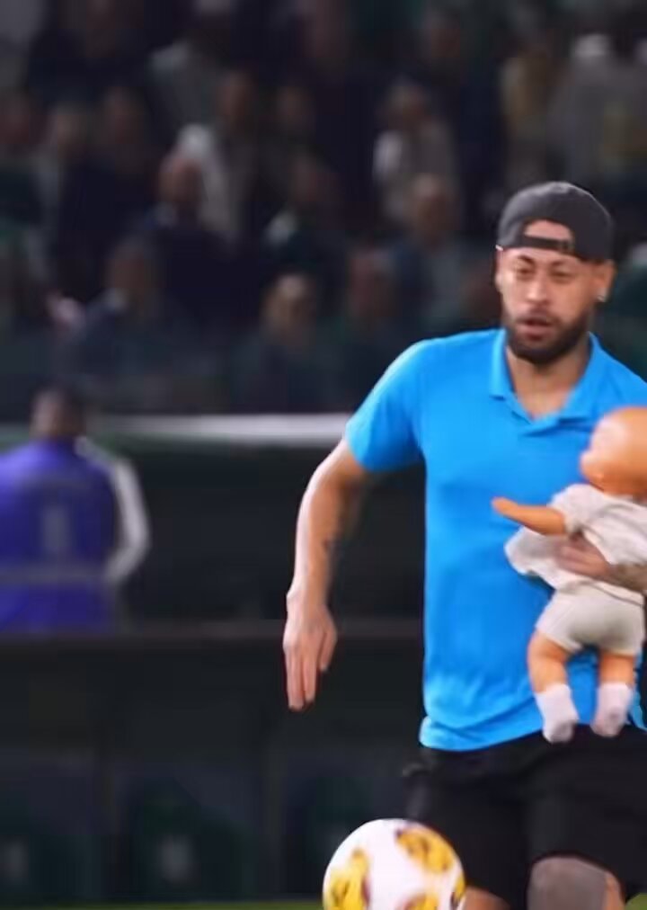 Neymar baby doll soccer clip