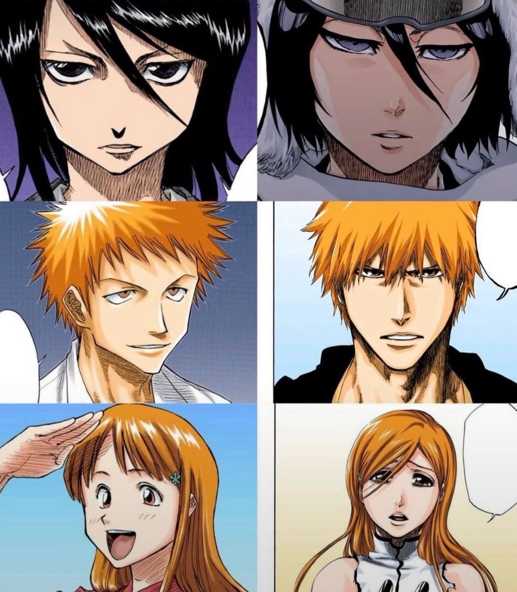 Tite Kubo art evolution Tite Kubo art evolution